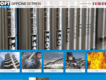 Tablet Screenshot of officineditrevi.com